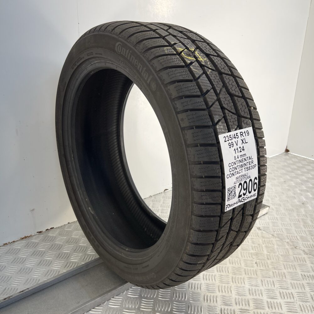 Gomma Usata 235 45 R19 XL 99V Continental ContiWinterContact TS830P Invernale - immagine 6