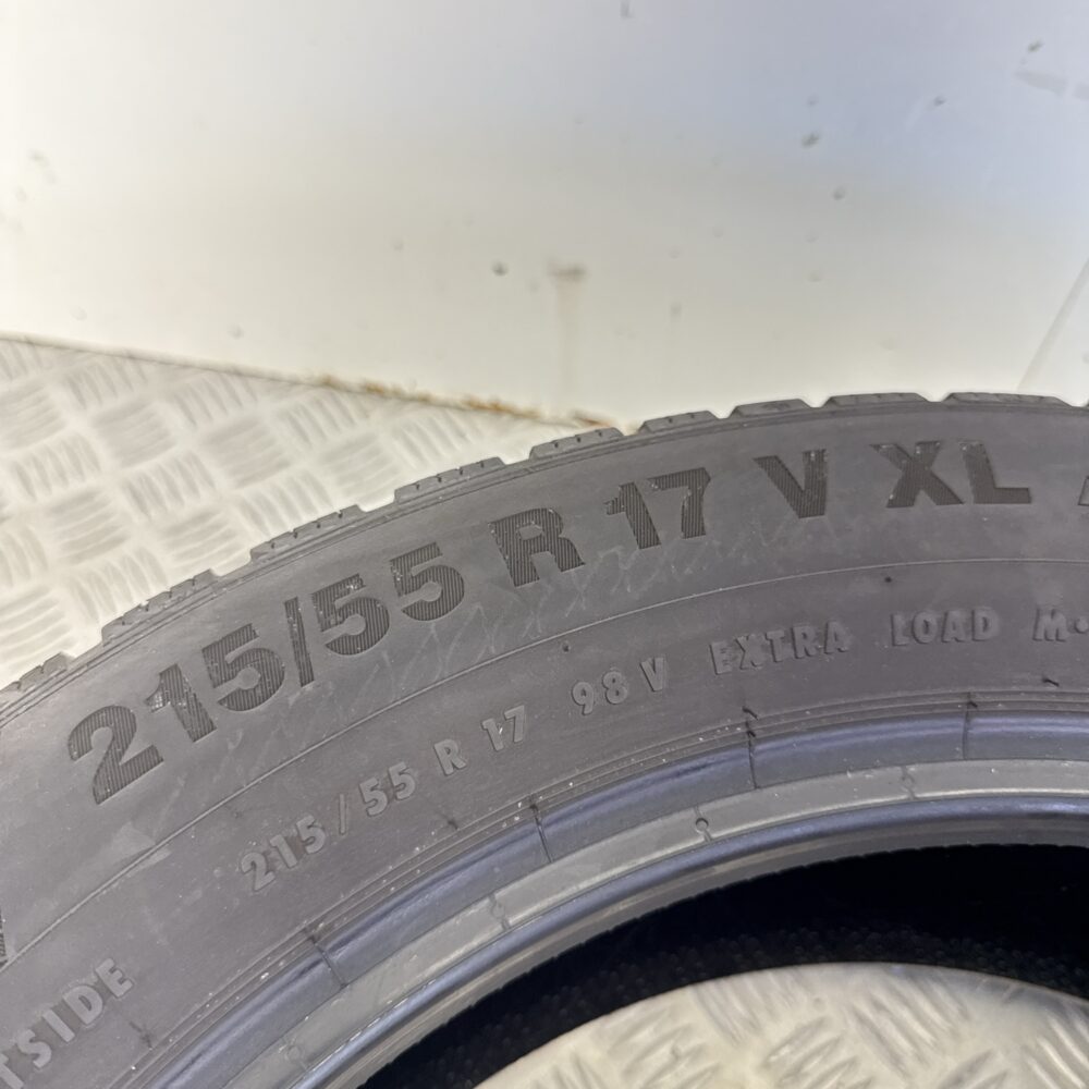 Gomme Usate 215 55 R17 XL 98V Continental Winter Contact TS850P 79% Invernali - immagine 9