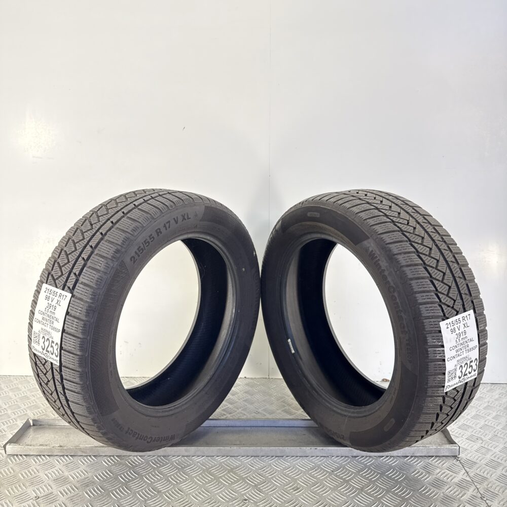 Gomme Usate 215 55 R17 XL 98V Continental Winter Contact TS850P 79% Invernali - immagine 11