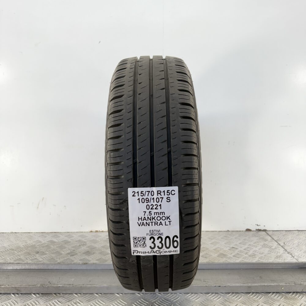 Gomma Usata 215 70 R15C 109/107S Hankook Vantra LT 98% Estivo