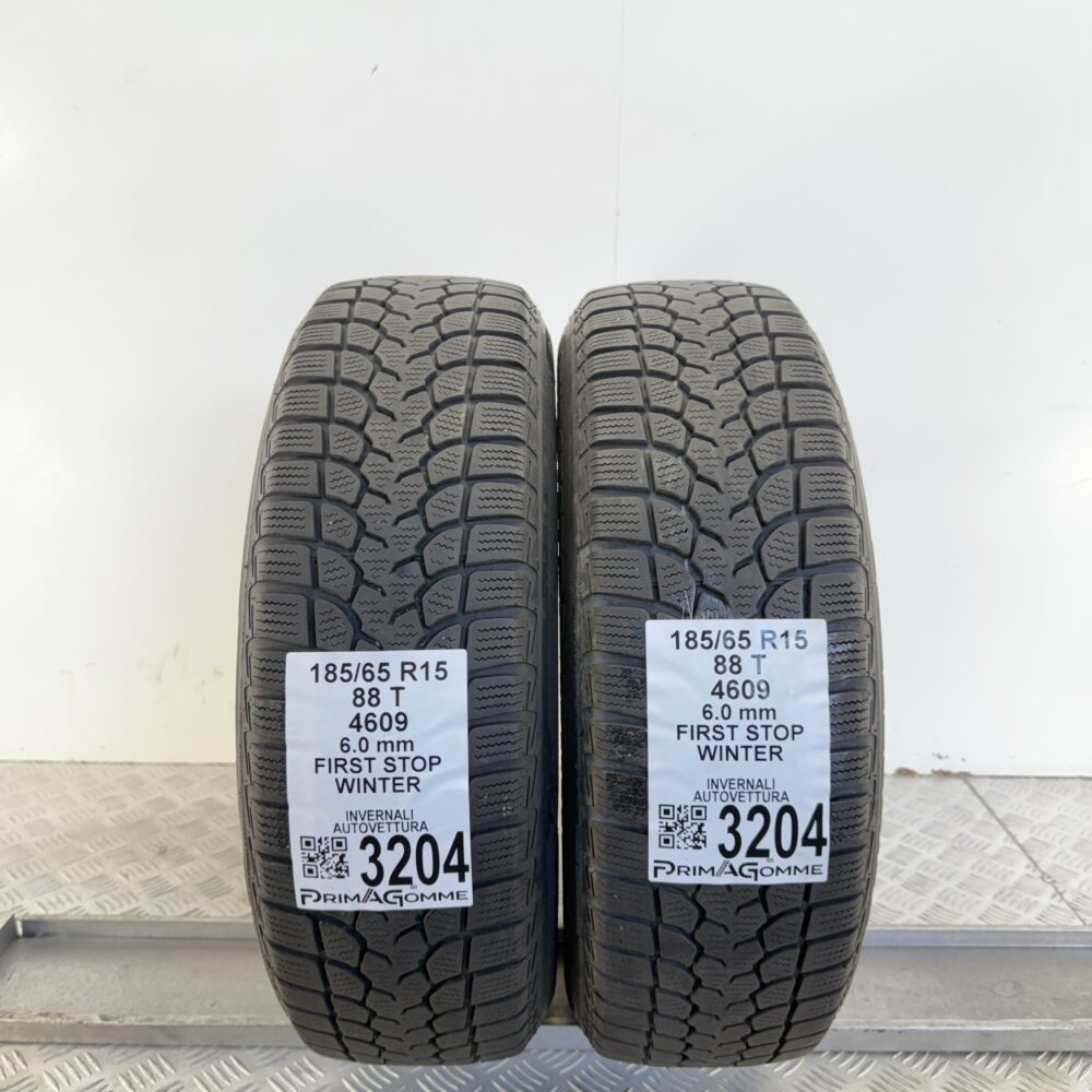 Gomme Usate 185 65 R15 88T FIRST STOP WINTER 86% Invernali