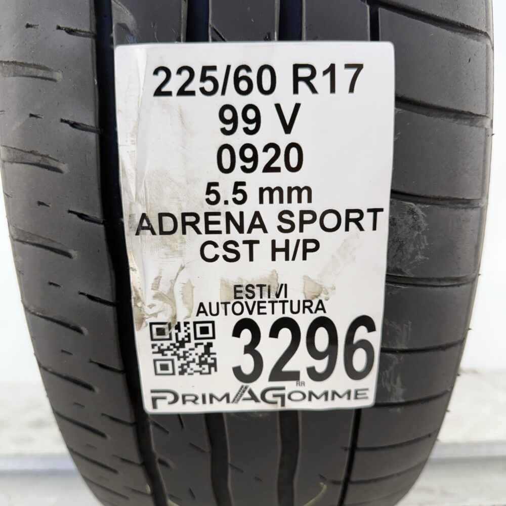 Gomma Usata 225 60 R17 99V CST Adrena Sport H/P 79% Estivo - immagine 3
