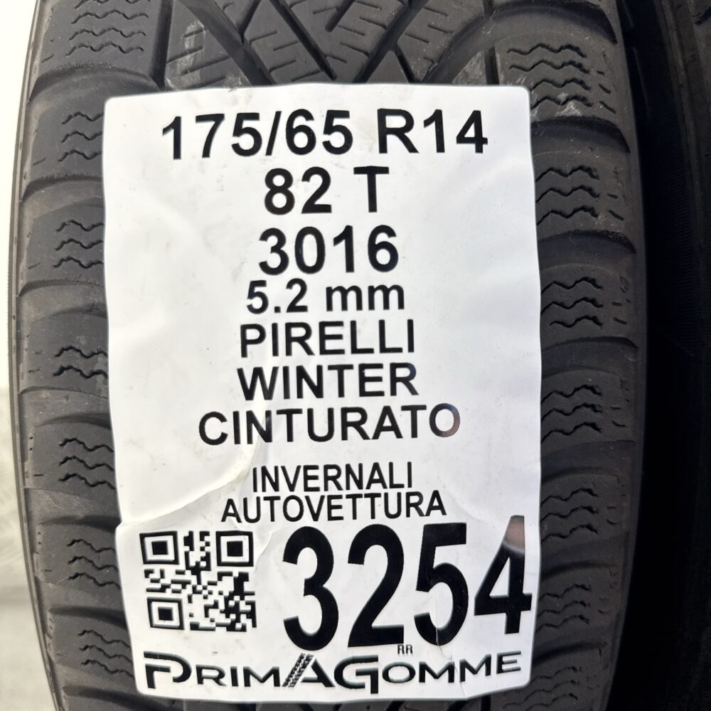 Gomme Usate 175 65 R14 82T Pirelli Winter Cinturato 74% Invernali - immagine 3