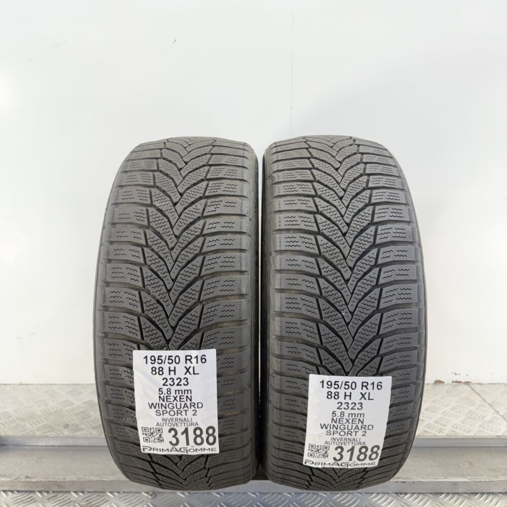 Gomme Usate 195 50 R16 XL 88H Nexen Winguard Sport 2 83% Invernali