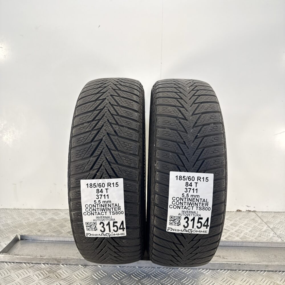 Gomme Usate 185 60 R15 84T Continental ContiWinterContact TS800 79% Invernali