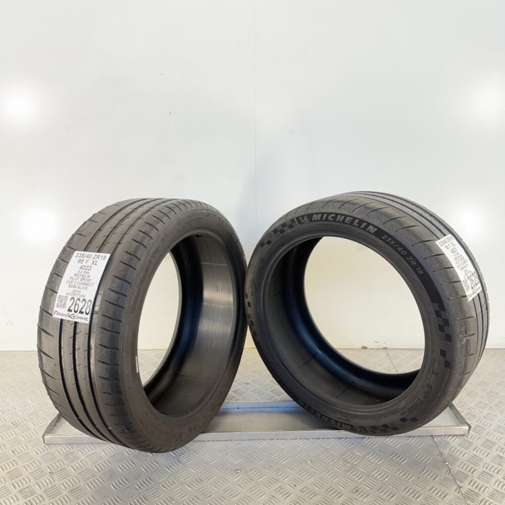 Gomme Usate 235 40 ZR18 95Y XL Michelin Pilot Sport Cup 2 Connect Semi-Slick Estive - immagine 12