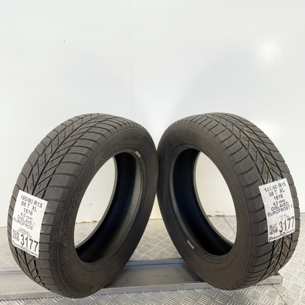 Gomme Usate 185 60 R15 XL 88T Gislaved Eurofrost 5 Invernali - immagine 6