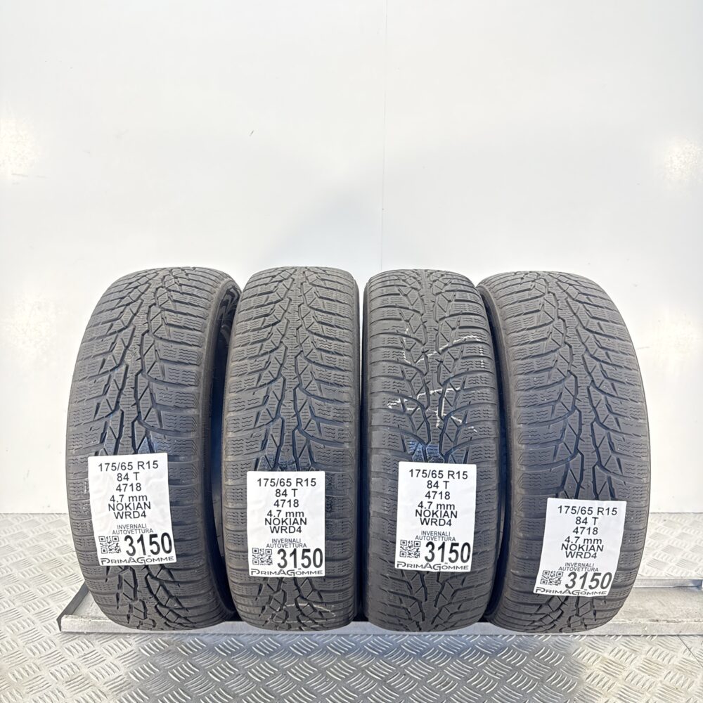Gomme Usate 175 65 R15 84T Nokian Wrd4 Invernali