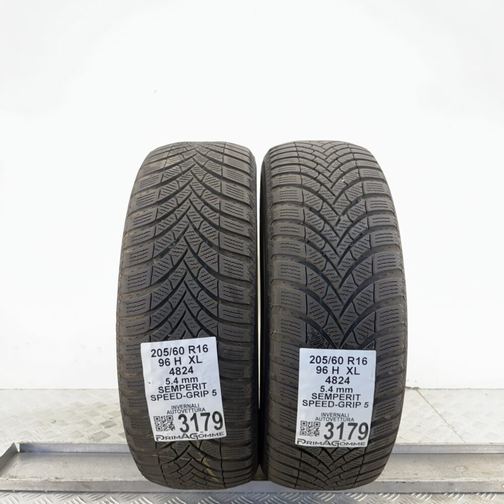 Gomme Usate 205 60 R16 XL 96H Semperit Speed-Grip 5 77% Invernali