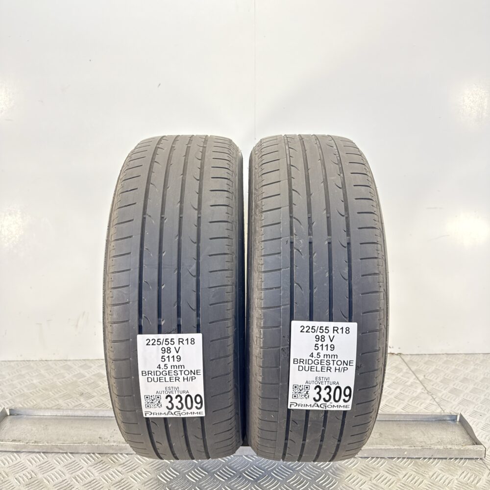 Gomme Usate 225 55 R18 98V Bridgestone Dueler H/P Estive