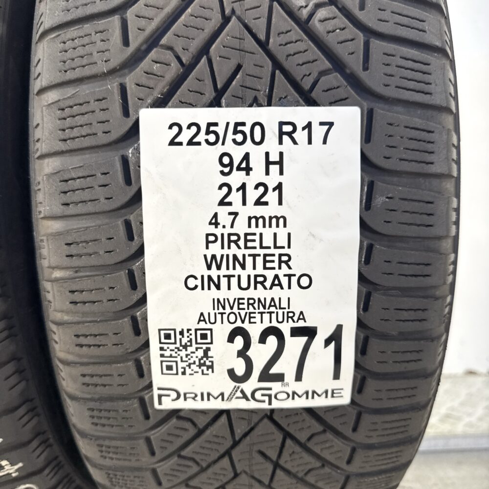 Gomme Usate 225 50 R17 94H Pirelli Winter Cinturato Invernali - immagine 2
