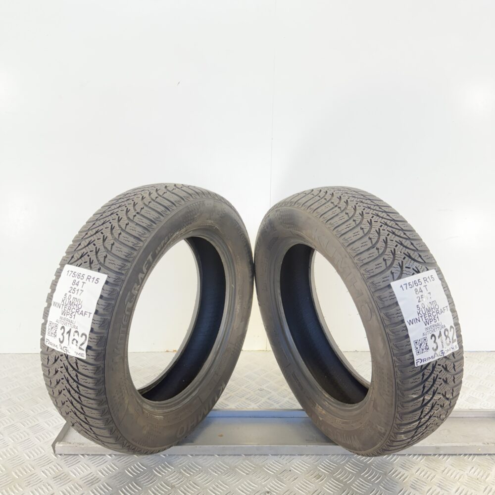 Gomme Usate 175 65 R15 84T Kumho Wintercraft WP51 71% Invernali - immagine 6