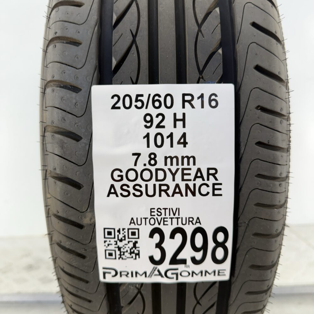 Gomma Usata 205 60 R16 92H Goodyear Assurance 98% Estivo - immagine 3