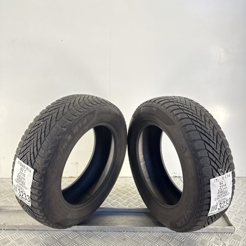 Gomme Usate 175 65 R14 82T PIRELLI WINTER CINTURATO 79% Invernali - immagine 11