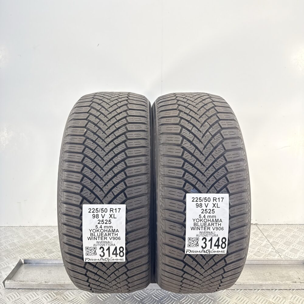 Gomme Usate 225 50 R17 XL 98V Yokohama Bluearth Winter V906 77% Invernali