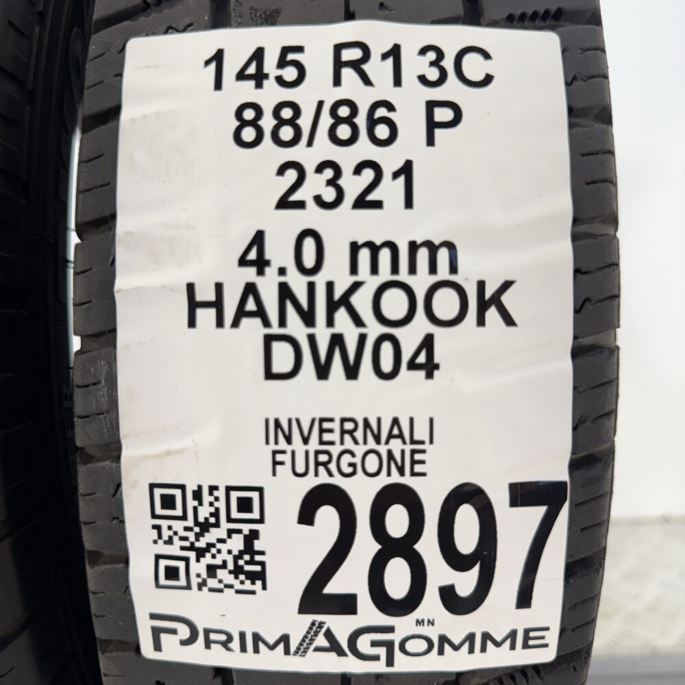 Gomme Usate 145 R13C 88/86P Hankook DW04 Invernali - immagine 3