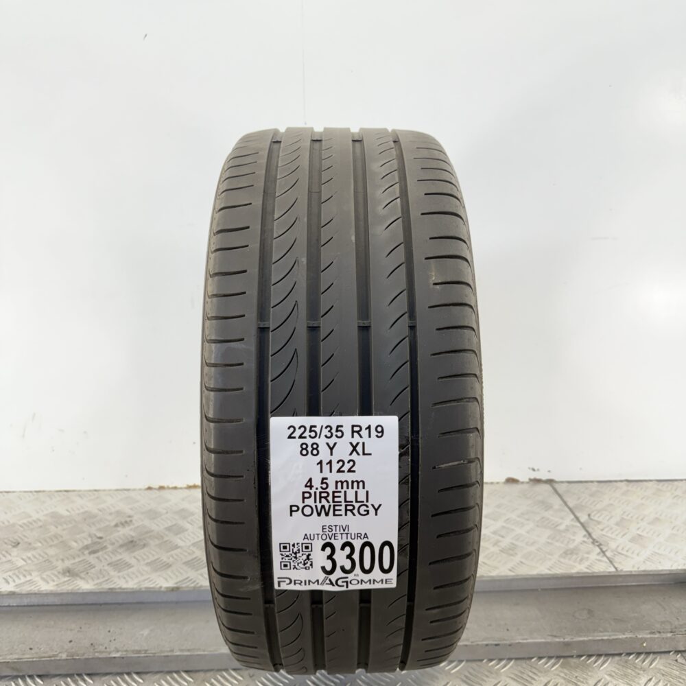 Gomma Usata 225 35 R19 XL 88Y Pirelli Powergy Estivo