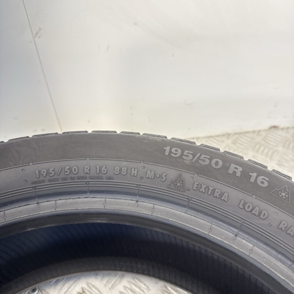 Gomma Usata 195 50 R16 XL 88H Continental ContiWinterContact TS830P Invernale - immagine 7