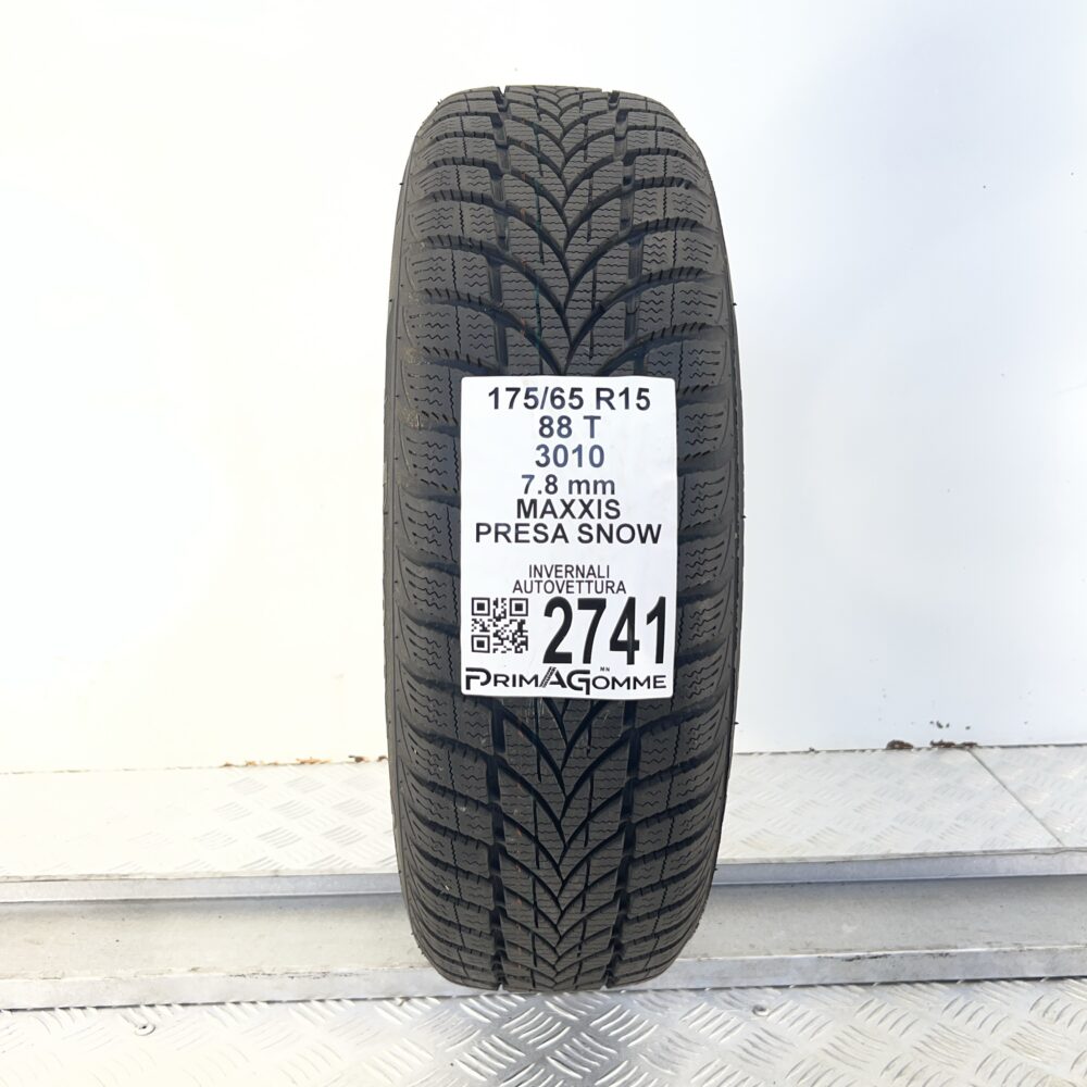 Gomma Usata 175 65 R15 88T Maxxis Presa Snow 98% Invernale