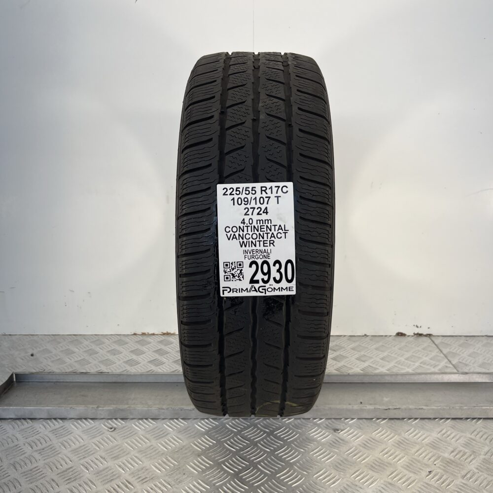 Gomma Usata 225 55 R17C 109/107T Continental VanContact Winter Invernale