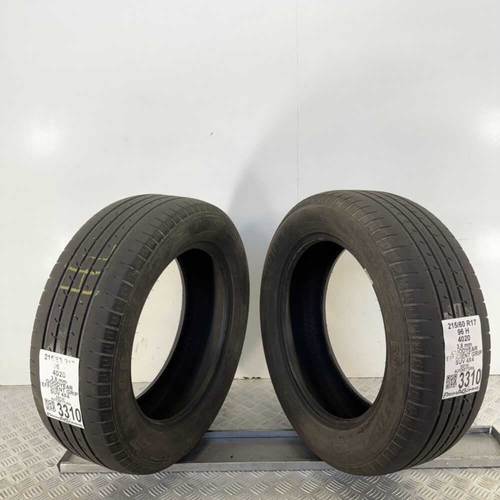 Gomme Usate 215 60 R17 96H Goodyear Efficient Grip SUV 4X4 Estive - immagine 11