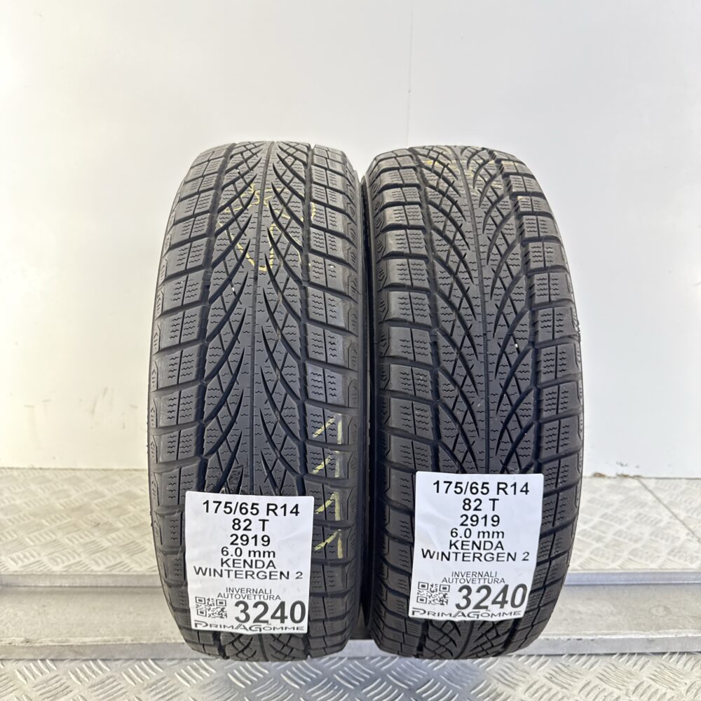 Gomme Usate 175 65 R14 82T Kenda Wintergen 2 86% Invernali - immagine 10