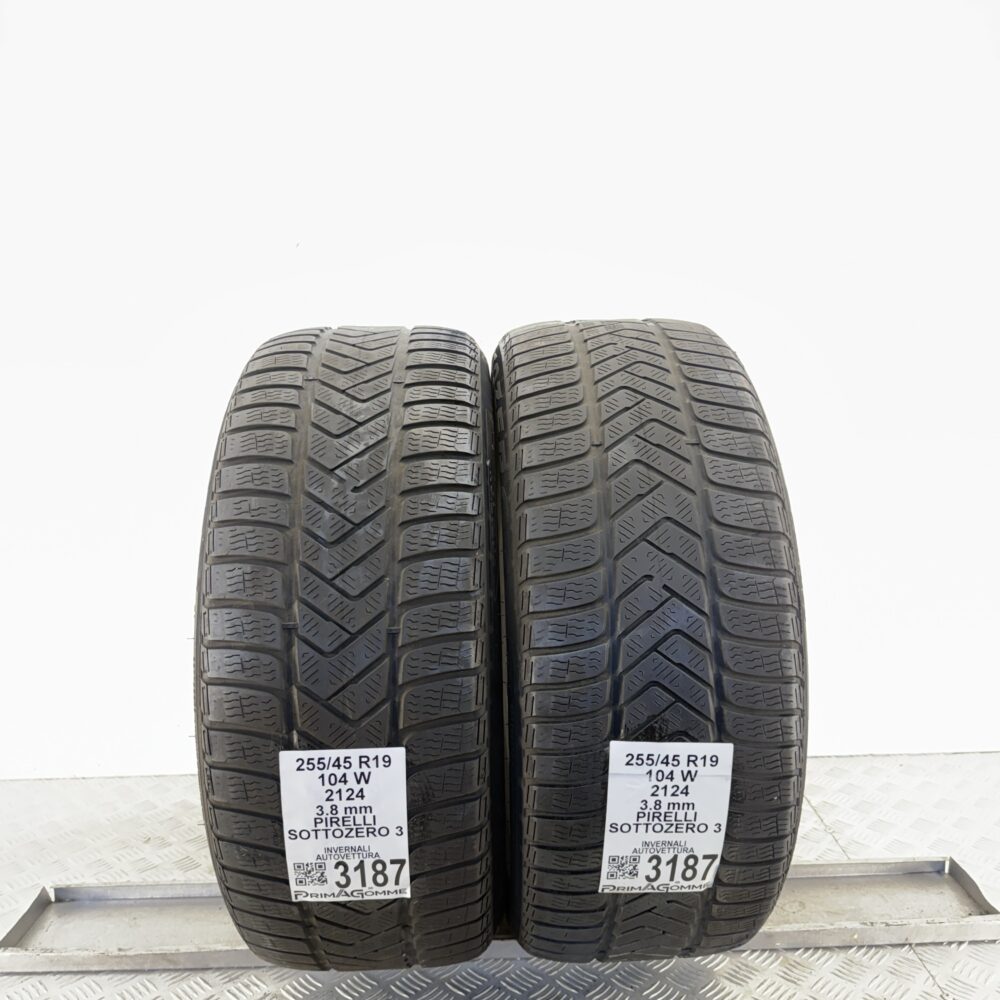 Gomme Usate 255 45 R19 104W Pirelli Sottozero 3 Invernali
