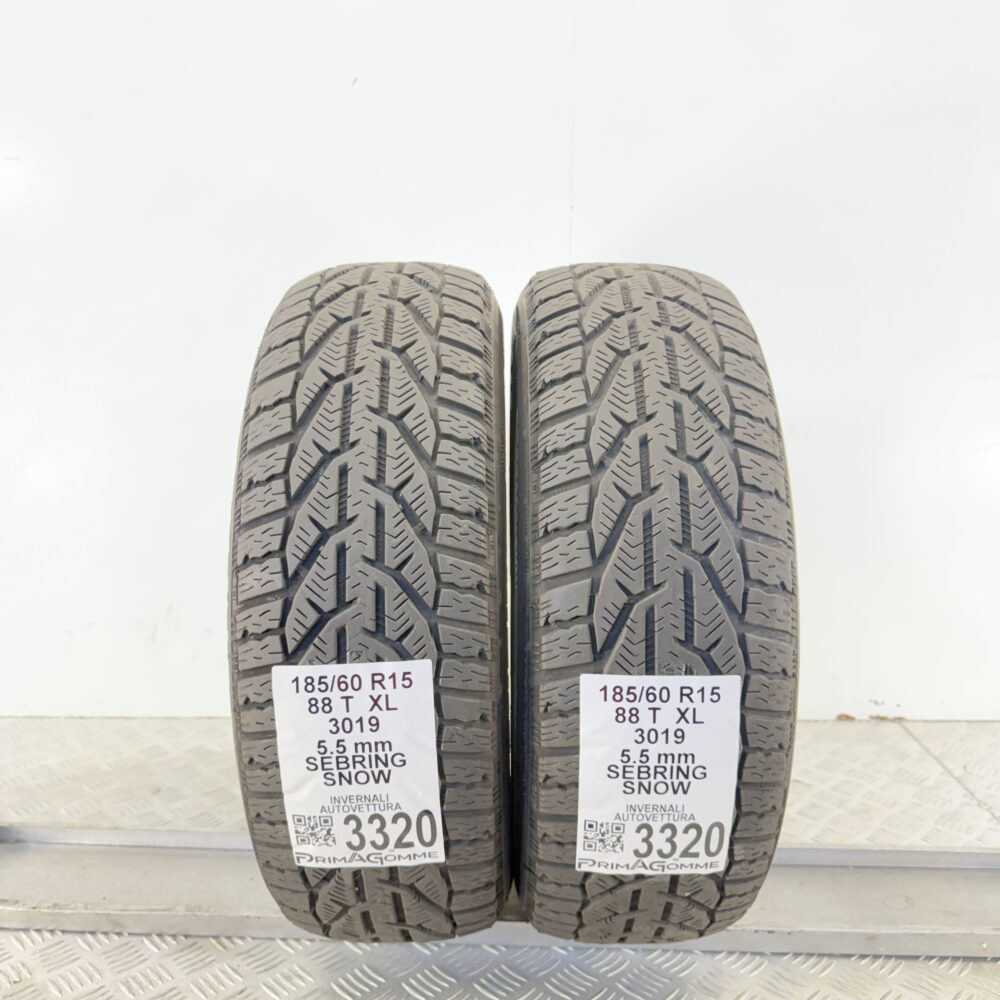 Gomme Usate 185 60 R15 XL 88T Sebring Snow 79% Invernali
