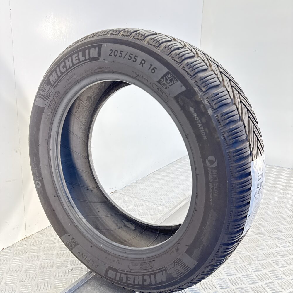 Gomma Usata 205 55 R16 91H Michelin Alpin 6 Invernale - immagine 5