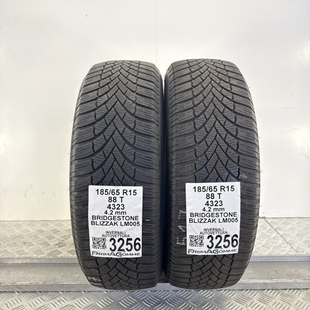 Gomme Usate 185 65 R15 88T Bridgestone Blizzak LM005 Invernali