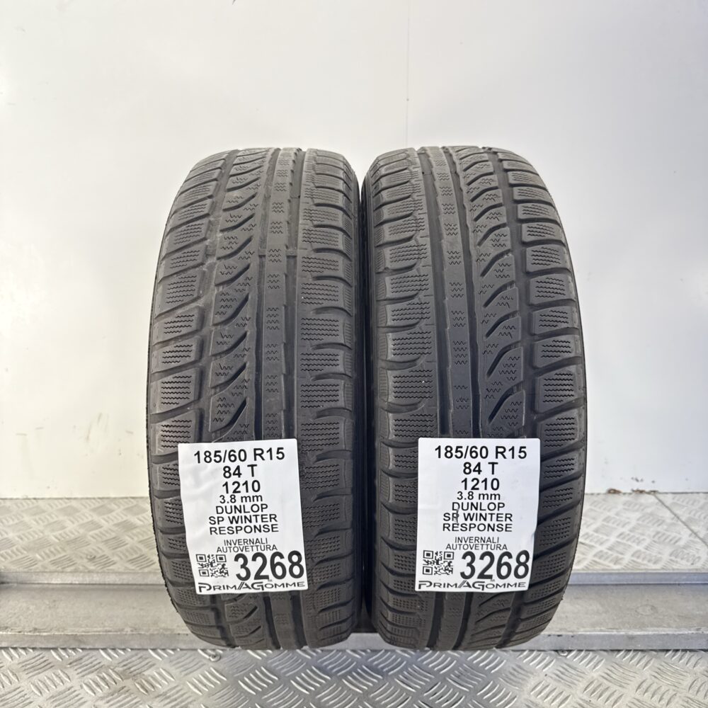 Gomme Usate 185 60 R15 84T Dunlop SP Winter Response Invernali