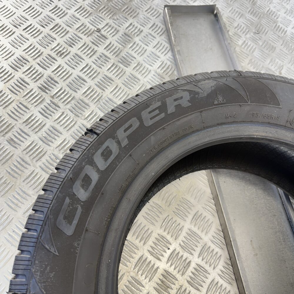 Gomma Usata 195 65 R15 XL 95T Cooper WM-SA2 + 98% Invernale - immagine 7