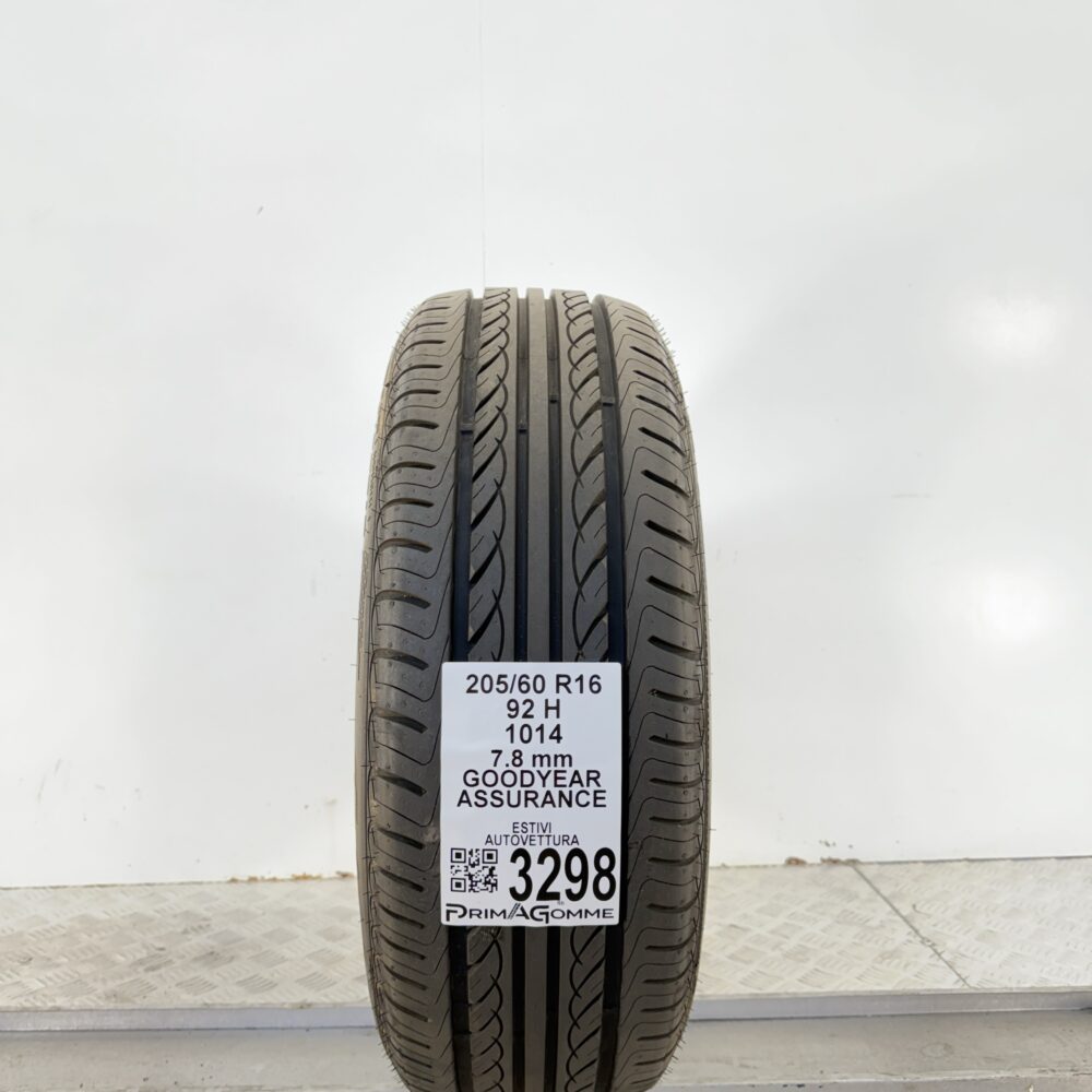 Gomma Usata 205 60 R16 92H Goodyear Assurance 98% Estivo