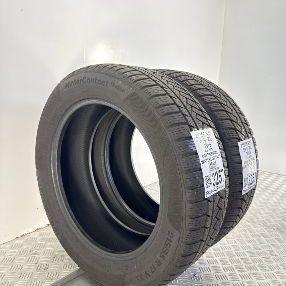 Gomme Usate 215 55 R17 XL 98V Continental WinterContact TS850P 74% Invernali - immagine 5