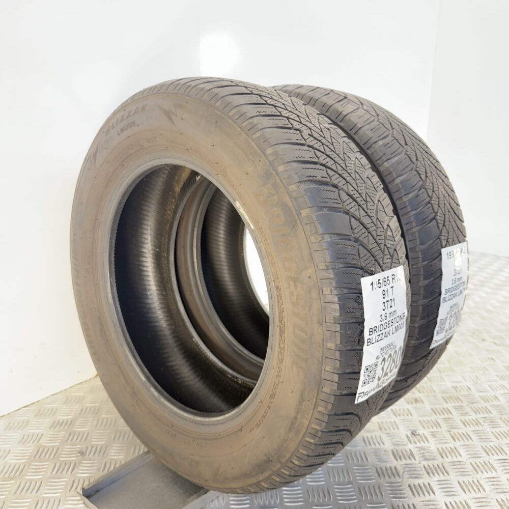Gomme Usate 195 65 R15 91T Bridgestone Blizzak LM005 Invernali - immagine 5