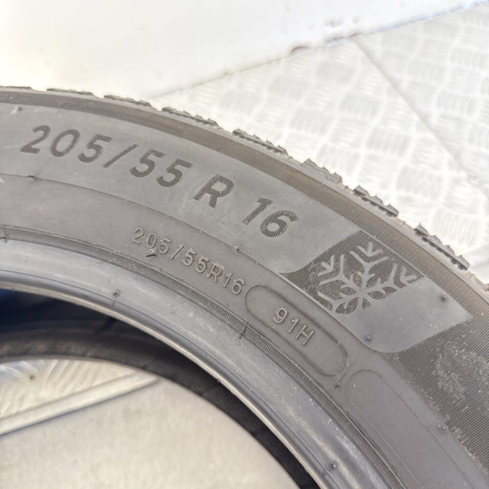 Gomma Usata 205 55 R16 91H Michelin Alpin 6 Invernale - immagine 10