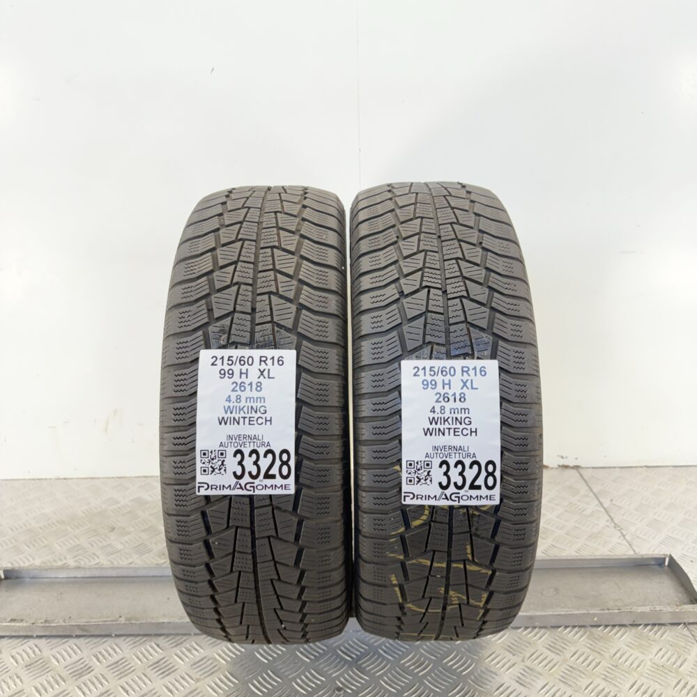 Gomme Usate 215 60 R16 XL 99H Viking Wintech Invernali