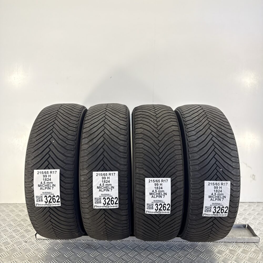 Gomme Usate 215 65 R17 99H Michelin Alpin 7 Invernali