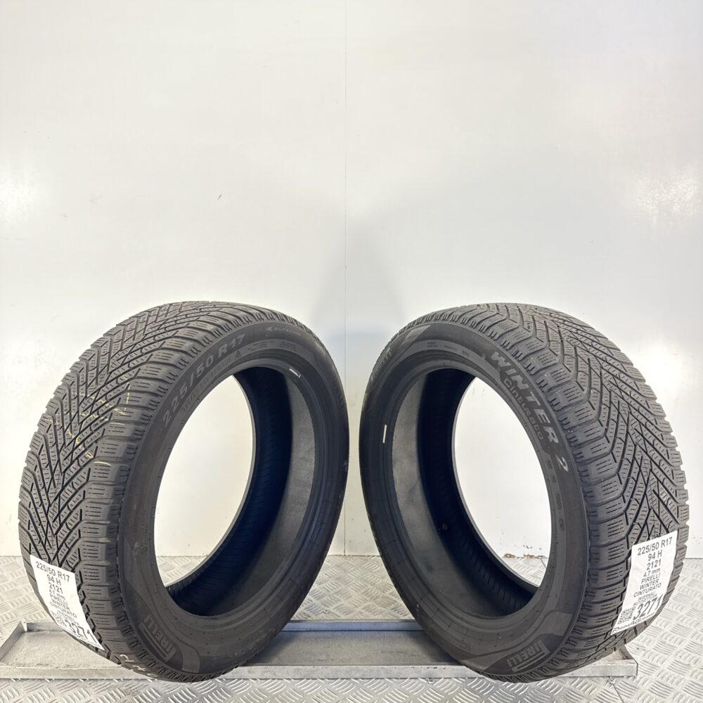 Gomme Usate 225 50 R17 94H Pirelli Winter Cinturato Invernali - immagine 12