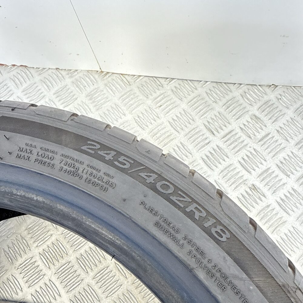 Gomma Usata 245 40 ZR18 XL 97Y Hankook Ventus S1 EVO 3 90% Estivo - immagine 8