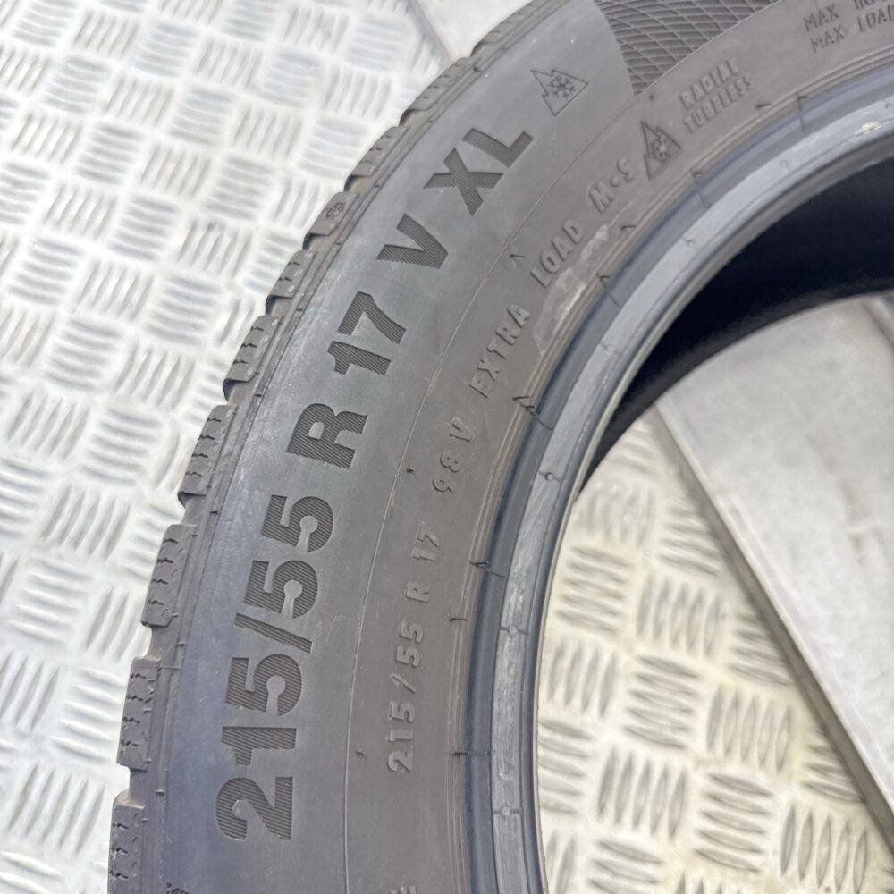 Gomme Usate 215 55 R17 XL 98V Continental WinterContact TS850P 74% Invernali - immagine 7