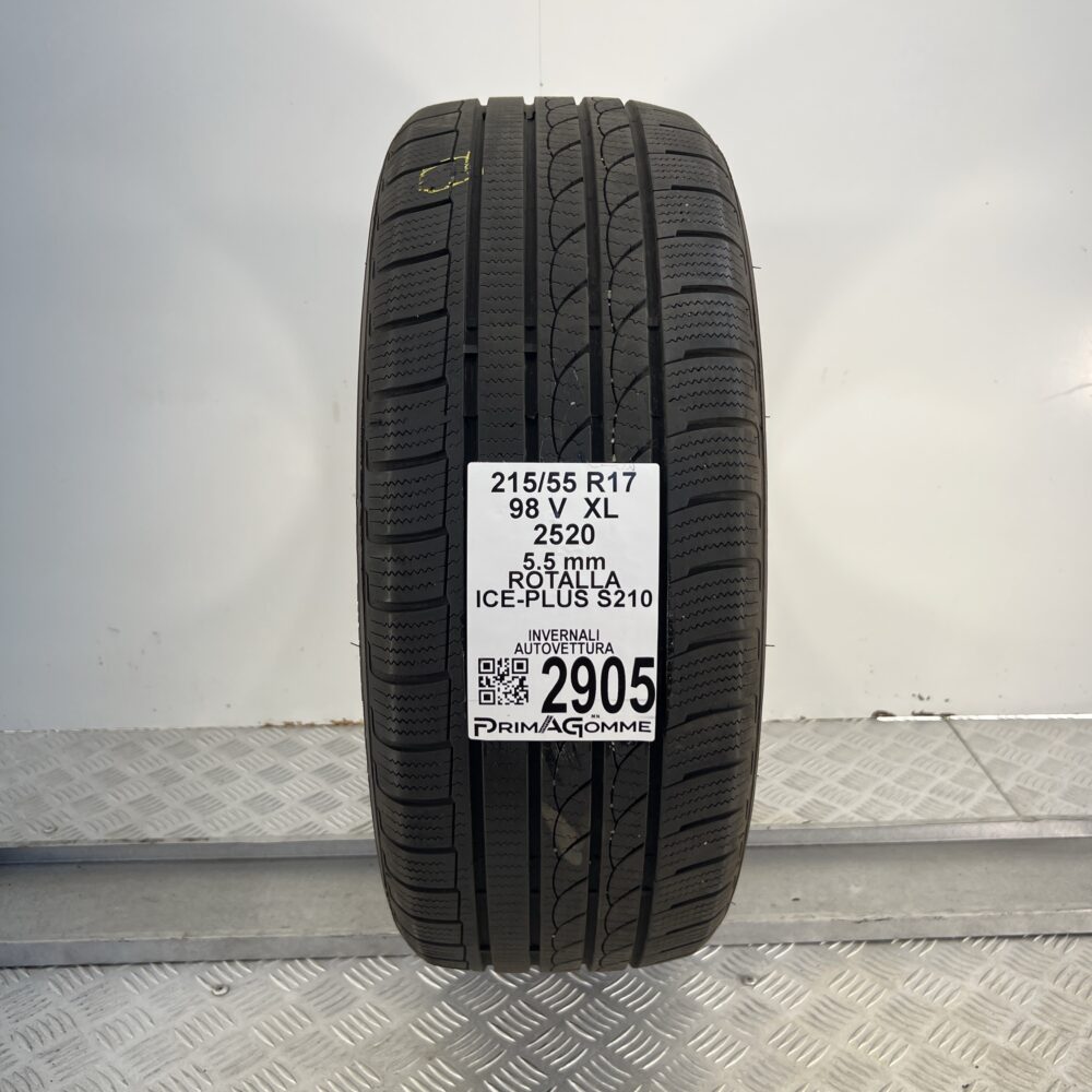Gomma Usata 215 55 R17 XL 98V Rotalla Ice-Plus S210 79% Invernale