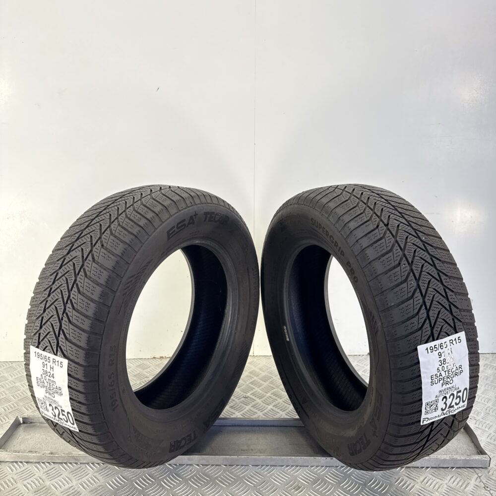 Gomme Usate 195 65 R15 91H Esa Tecar Supergrip Pro 71% Invernali - immagine 10