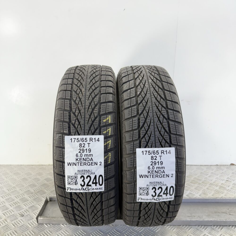 Gomme Usate 175 65 R14 82T Kenda Wintergen 2 86% Invernali - immagine 4