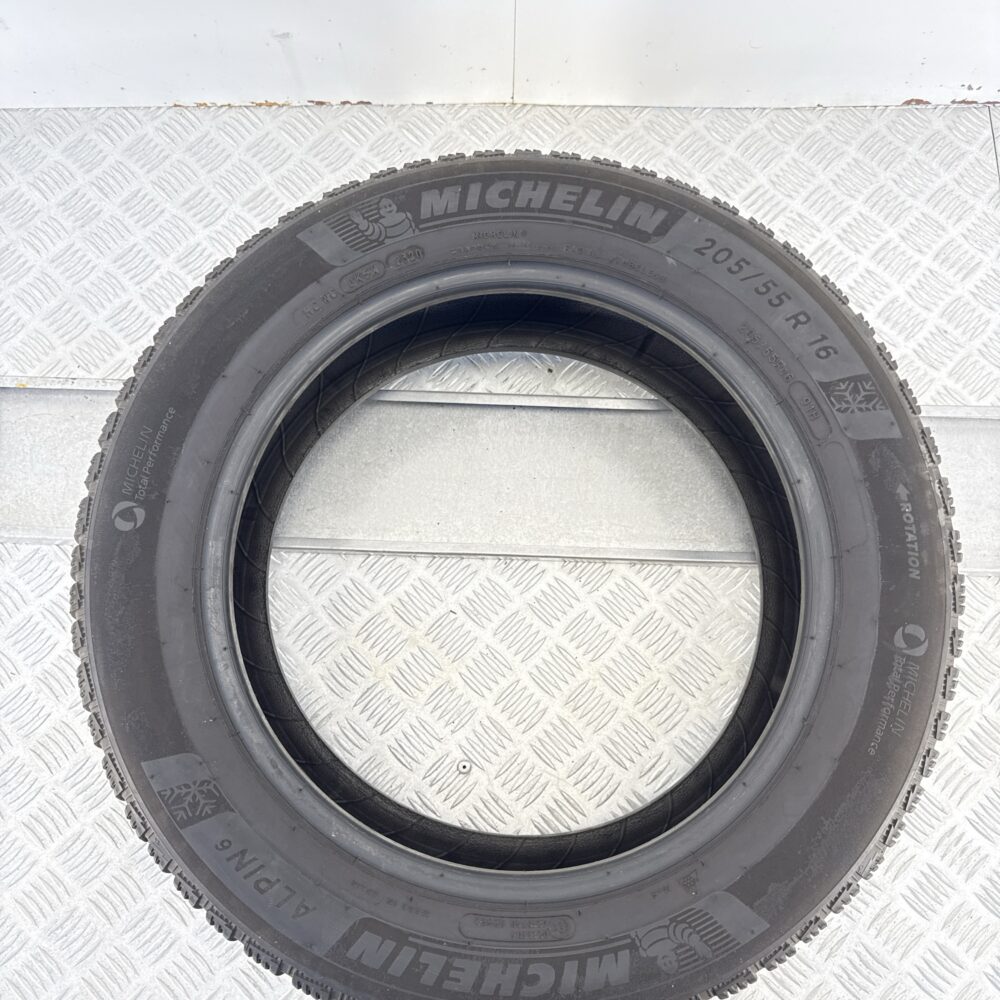 Gomma Usata 205 55 R16 91H Michelin Alpin 6 Invernale - immagine 6