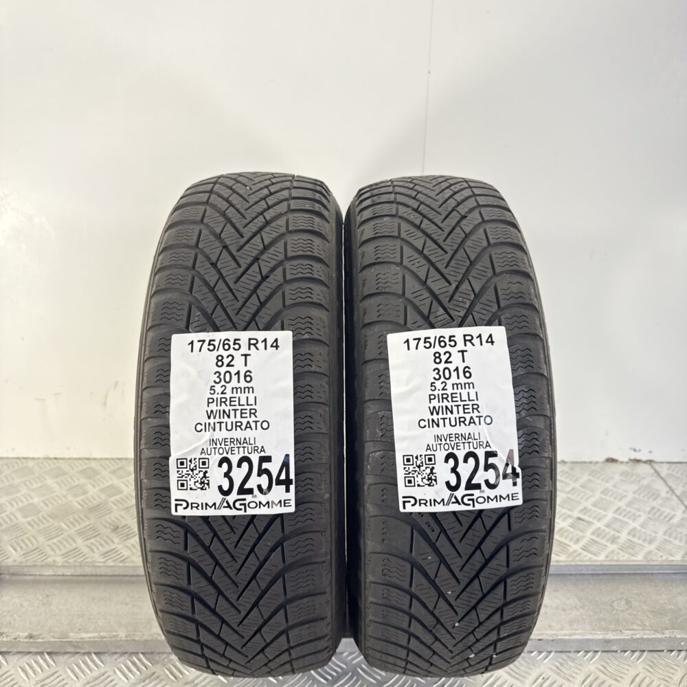 Gomme Usate 175 65 R14 82T Pirelli Winter Cinturato 74% Invernali
