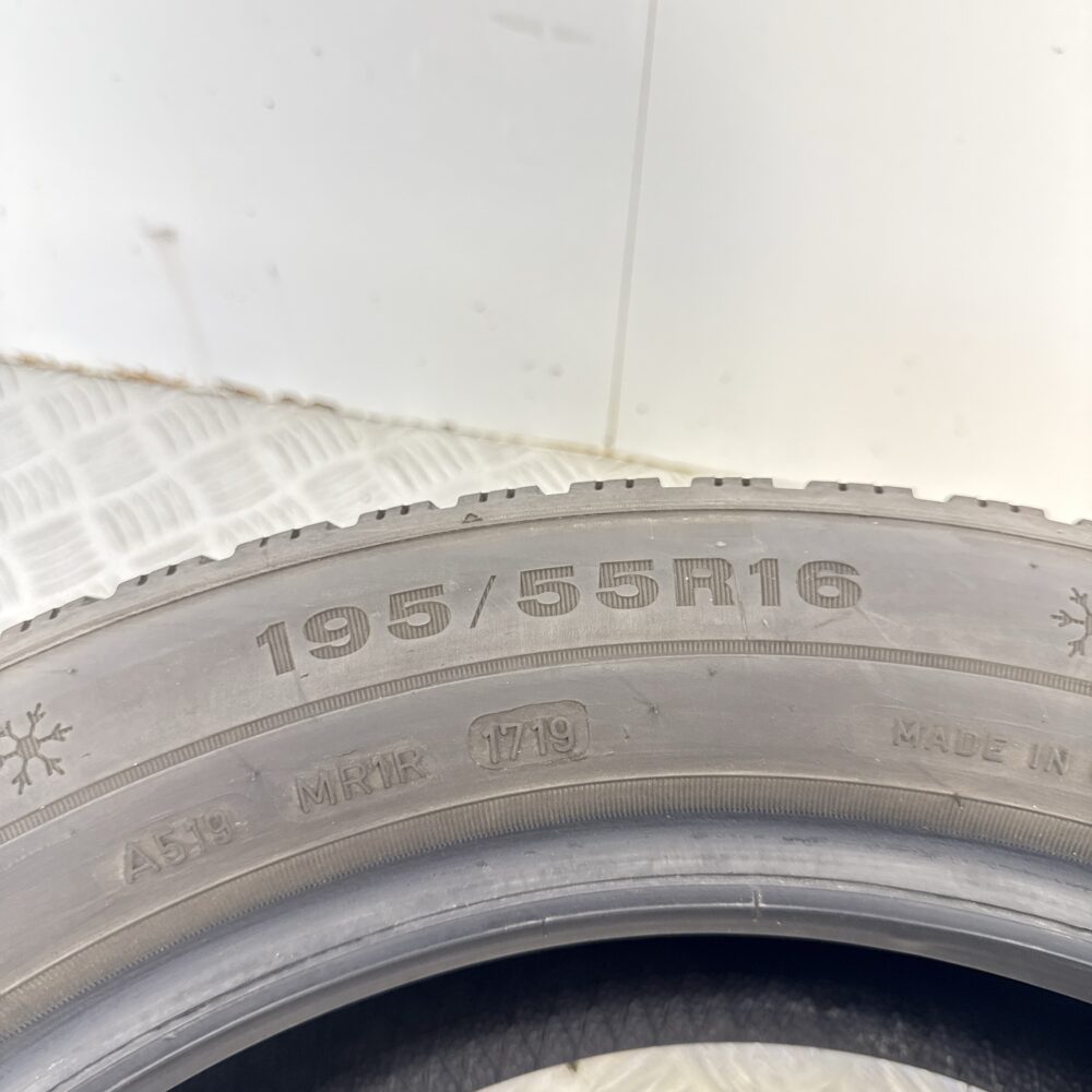 Gomma Usata 195 55 R16 91H XL Dunlop Winter Sport 5 90% Invernale - immagine 8