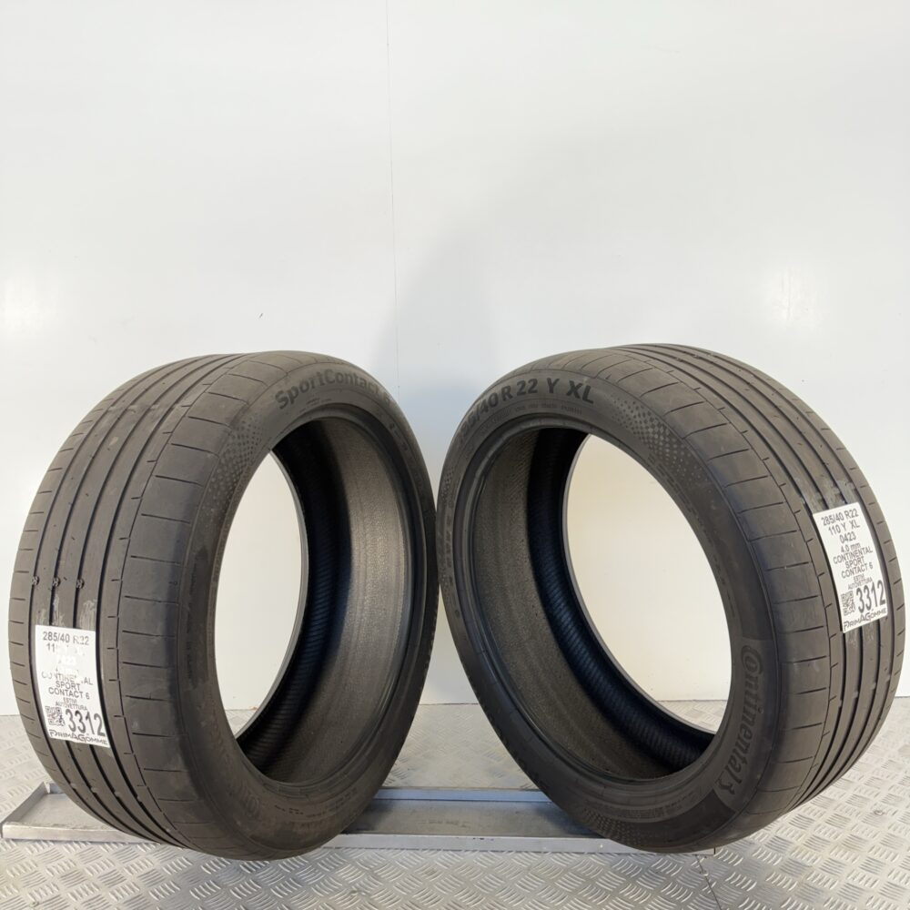 Gomme Usate 285 40 R22 XL 110Y Continental Sport Contact 6 Estive - immagine 8