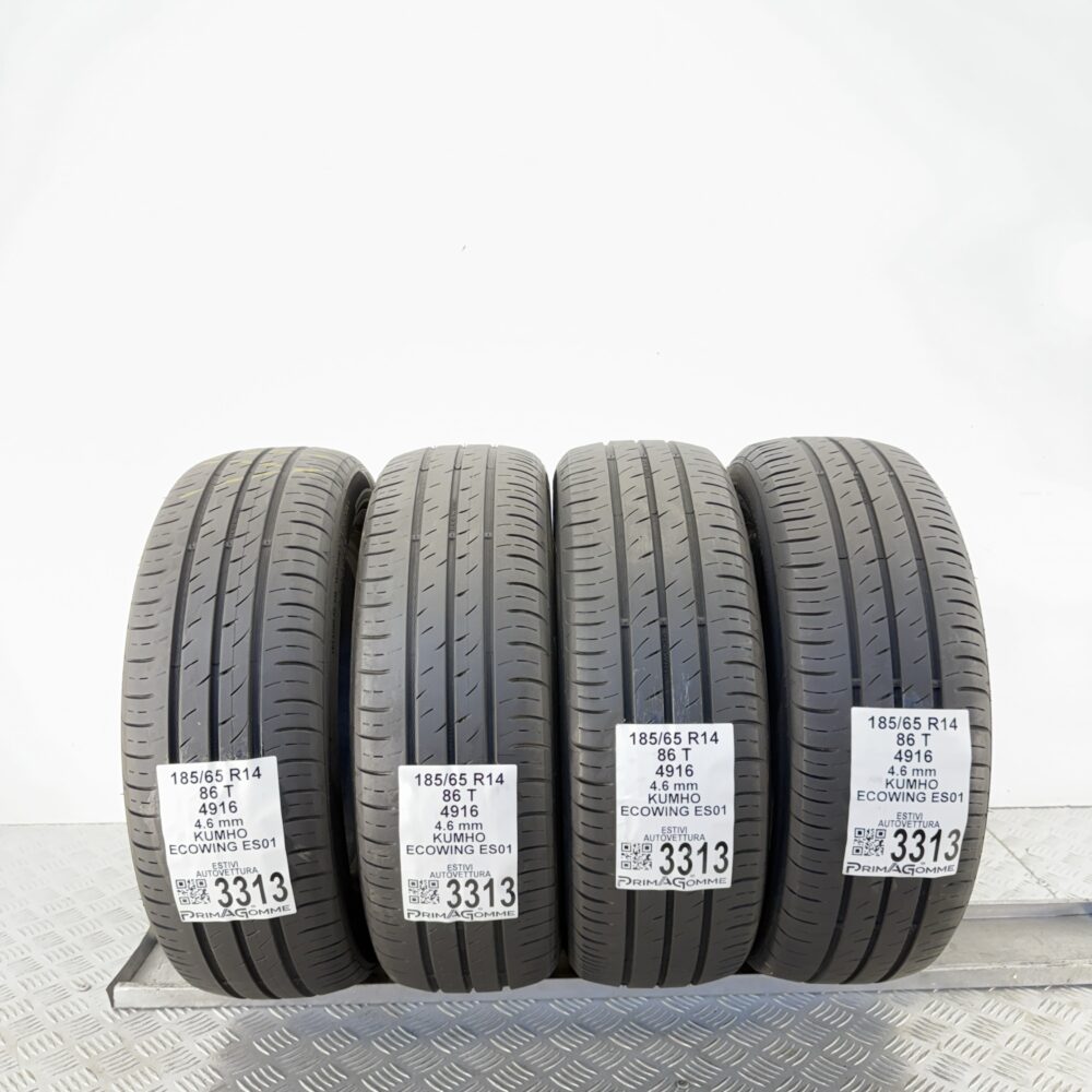 Gomme Usate 185 65 R14 86T Kumho Ecowing ES01 Estive
