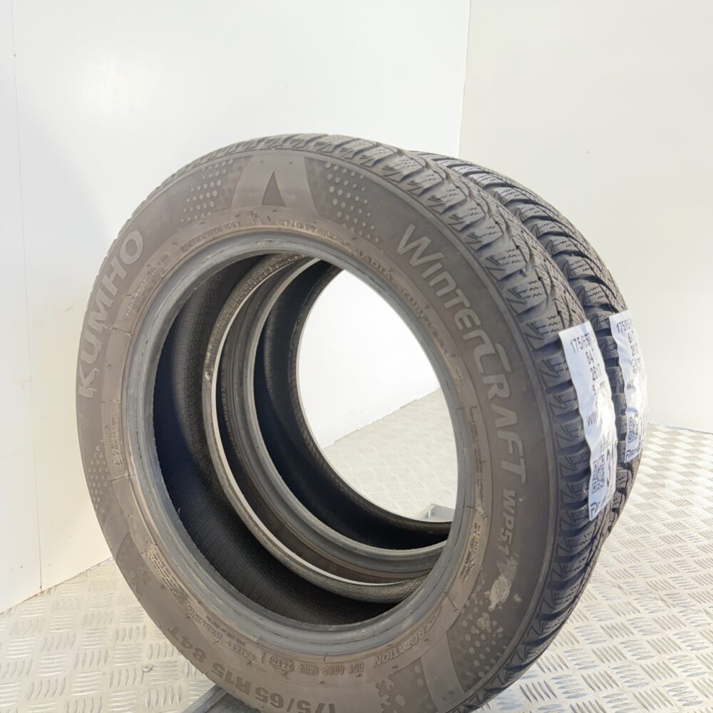 Gomme Usate 175 65 R15 84T Kumho Wintercraft WP51 83% Invernali - immagine 5